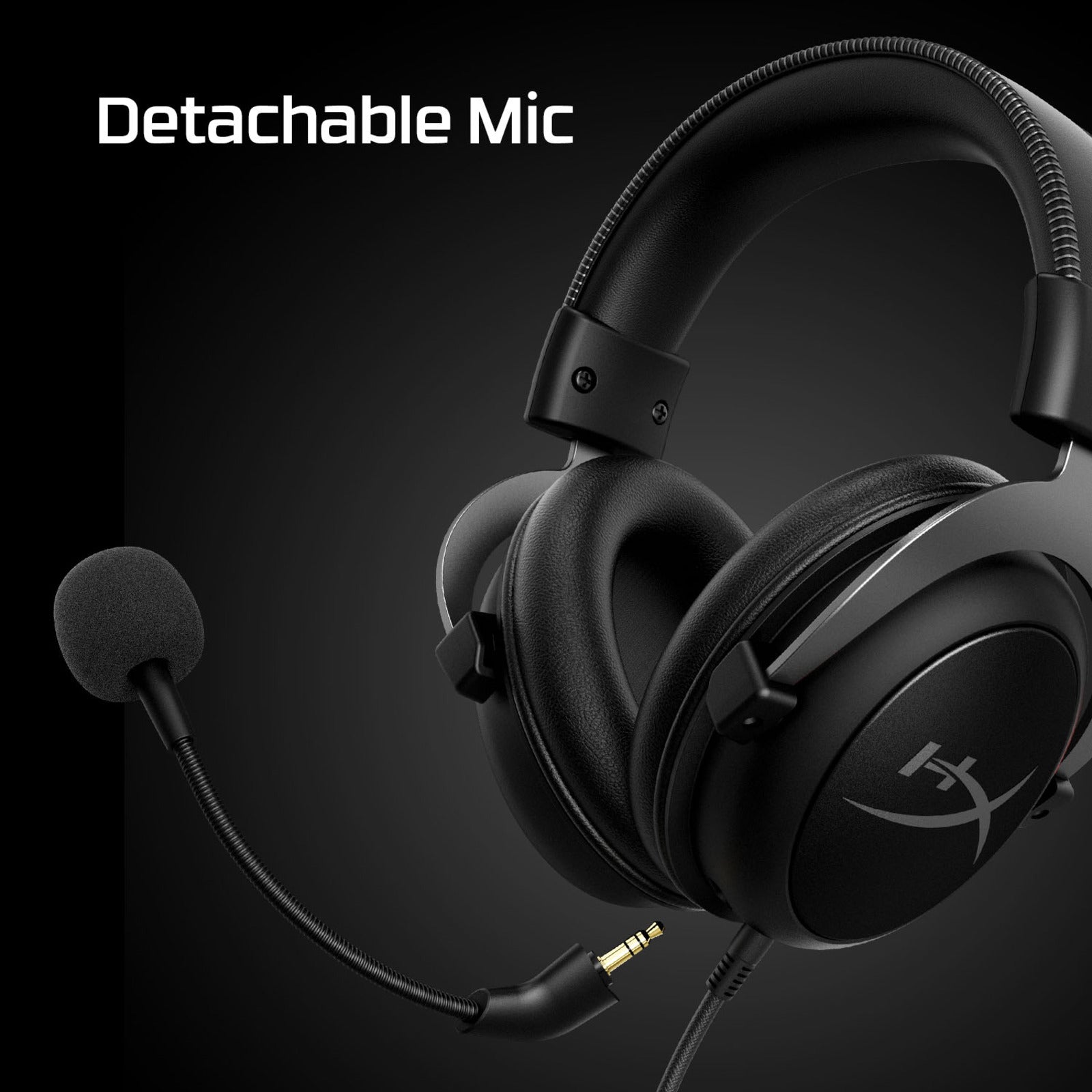 HyperX Cloud II - Gaming Headset (Black-Red) - 05