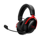 HyperX Cloud III S Wireless - Gaming Headset (Black-Red) - 01
