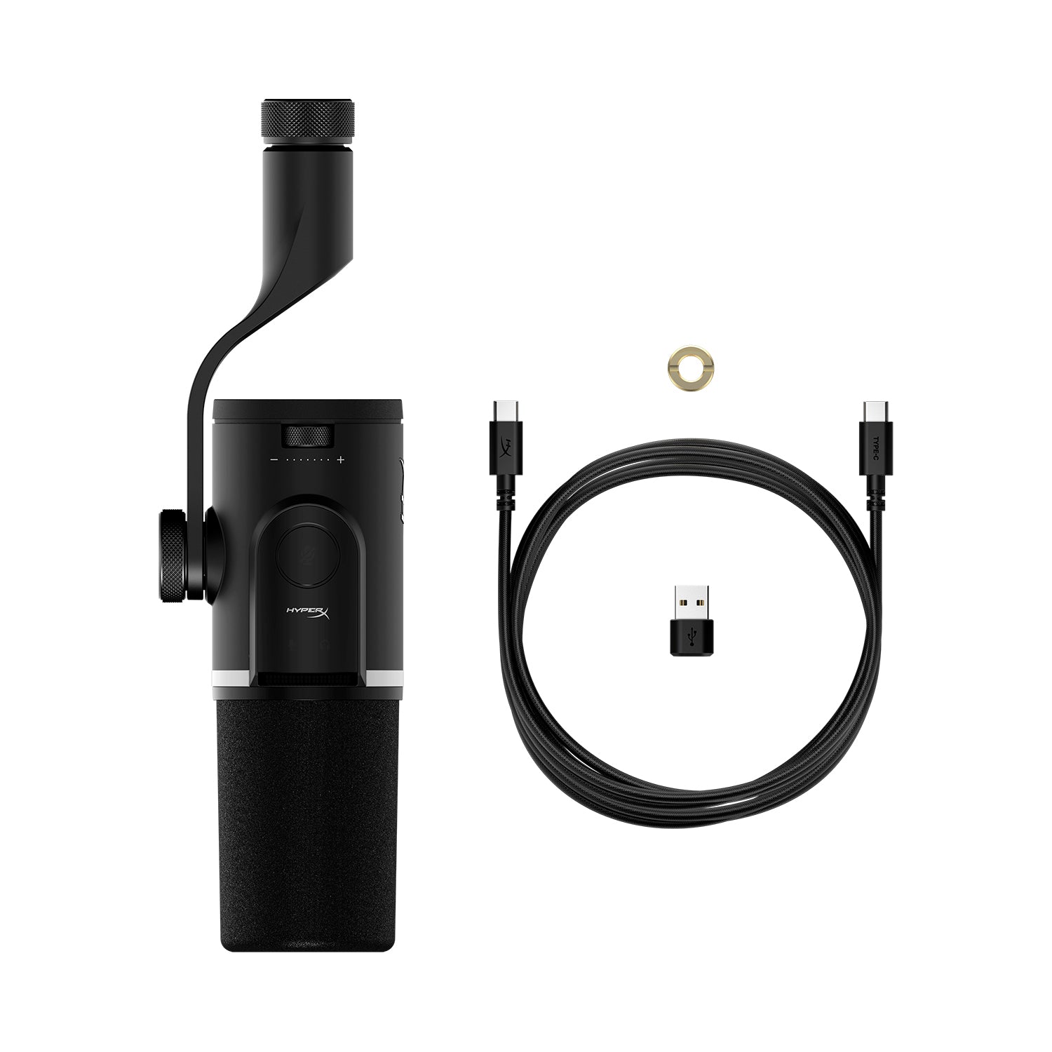 HyperX FlipCast - USB/XLR Dynamic Microphone (Black) - 16