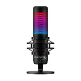 HyperX QuadCast S - USB Microphone (Black-Grey) - RGB Lighting - 01