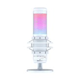 HyperX QuadCast S - USB Microphone (White-Grey) - RGB Lighting - 01