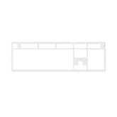 HyperX Alloy Rise Top Plate - White - 01