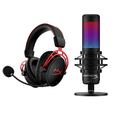 Pack HyperX : casque sans fil Cloud Alpha et microphone QuadCast S