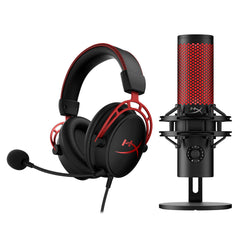 Pack HyperX : casque filaire Cloud Alpha et microphone QuadCast 2