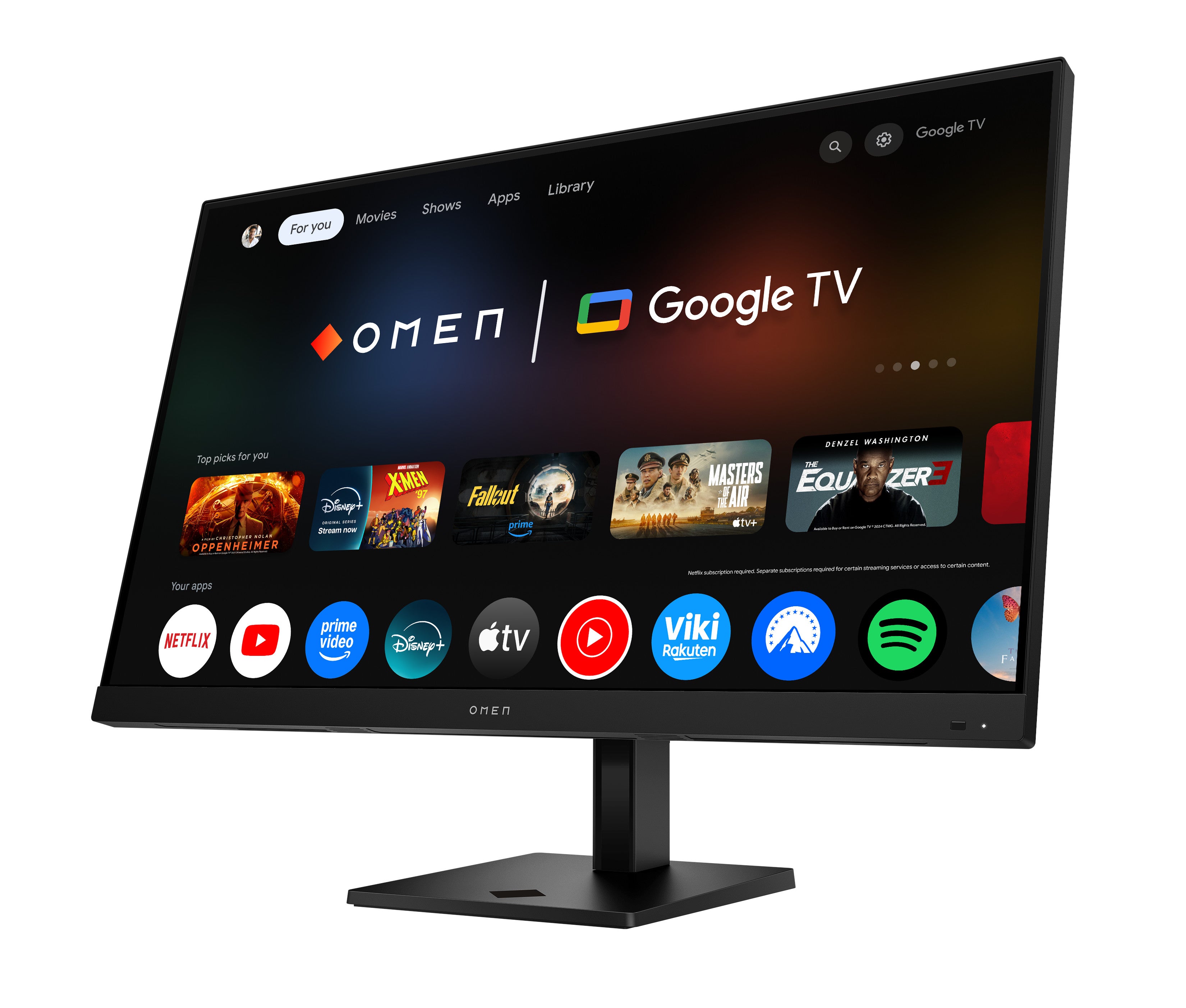OMEN by HP 31.5 inch UHD 144Hz Smart Gaming Monitor  - OMEN 32x - 13