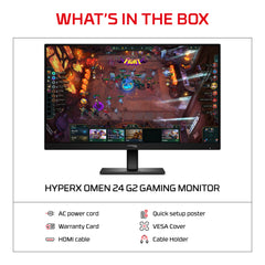 HyperX OMEN 23.8 inch FHD 180Hz Gaming Monitor - OMEN 24 G2 - 10