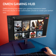 HyperX OMEN 23.8 inch FHD 180Hz Gaming Monitor - OMEN 24 G2 - 04