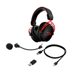 HyperX Cloud Alpha - Wireless Gaming Headset (Black-Red) - 11