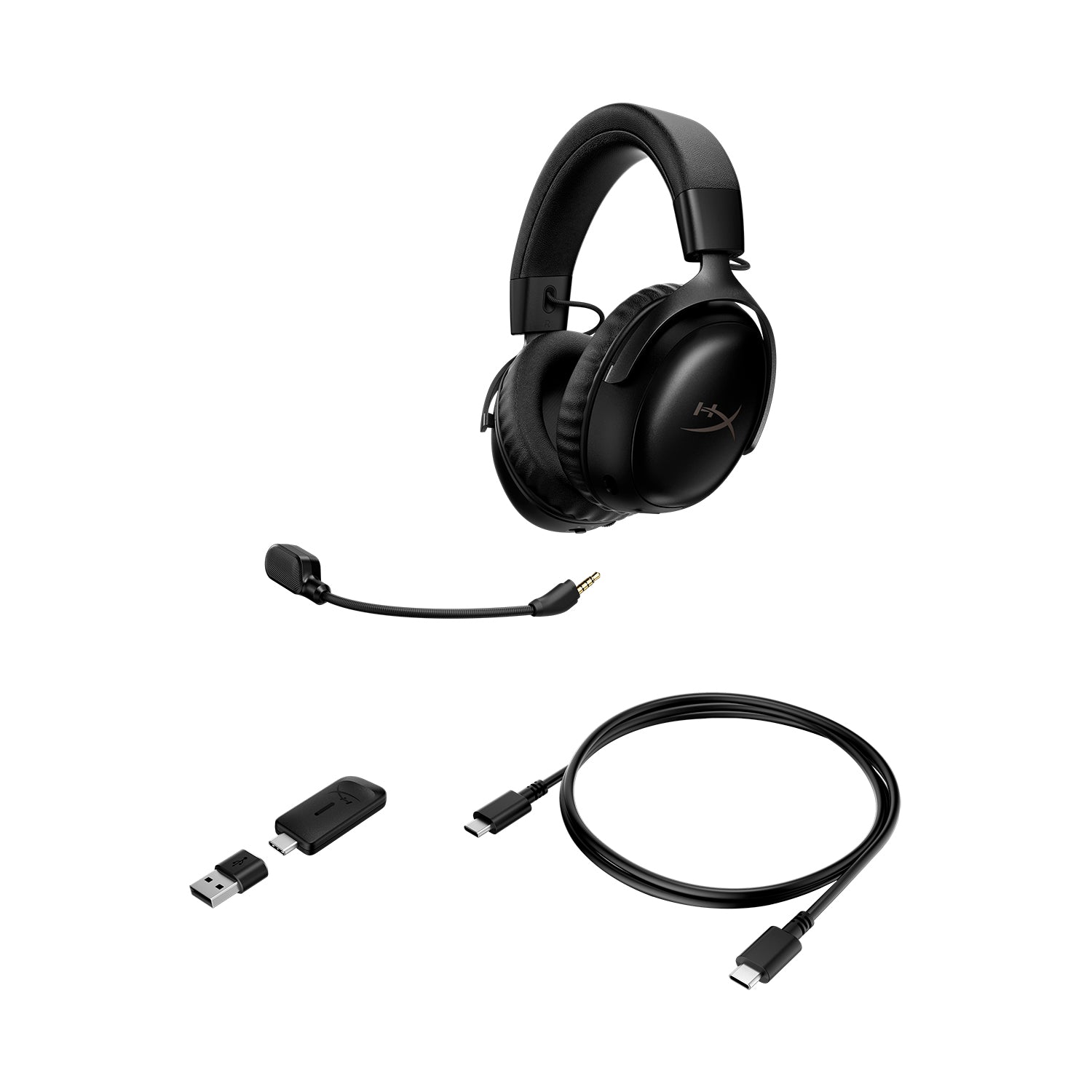 HyperX Cloud III S Wireless - Gaming Headset (Black) - 18
