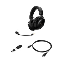HyperX Cloud III S Wireless - Gaming Headset (Black) - 18