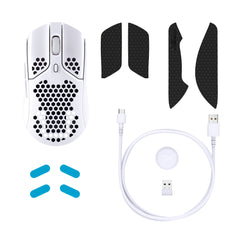 HyperX Pulsefire Haste - Wireless Gaming Mouse (White) - 08