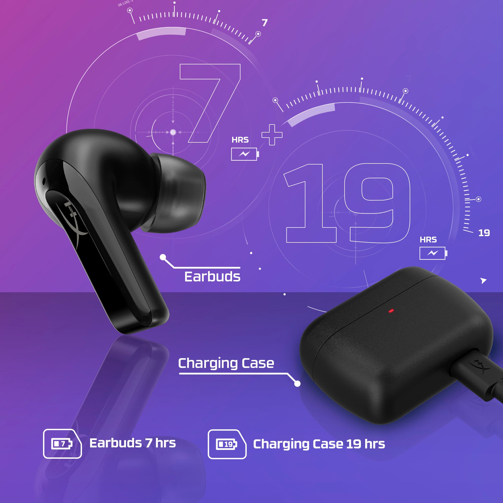 Up to 26 Hours of Long-Lasting Battery Life