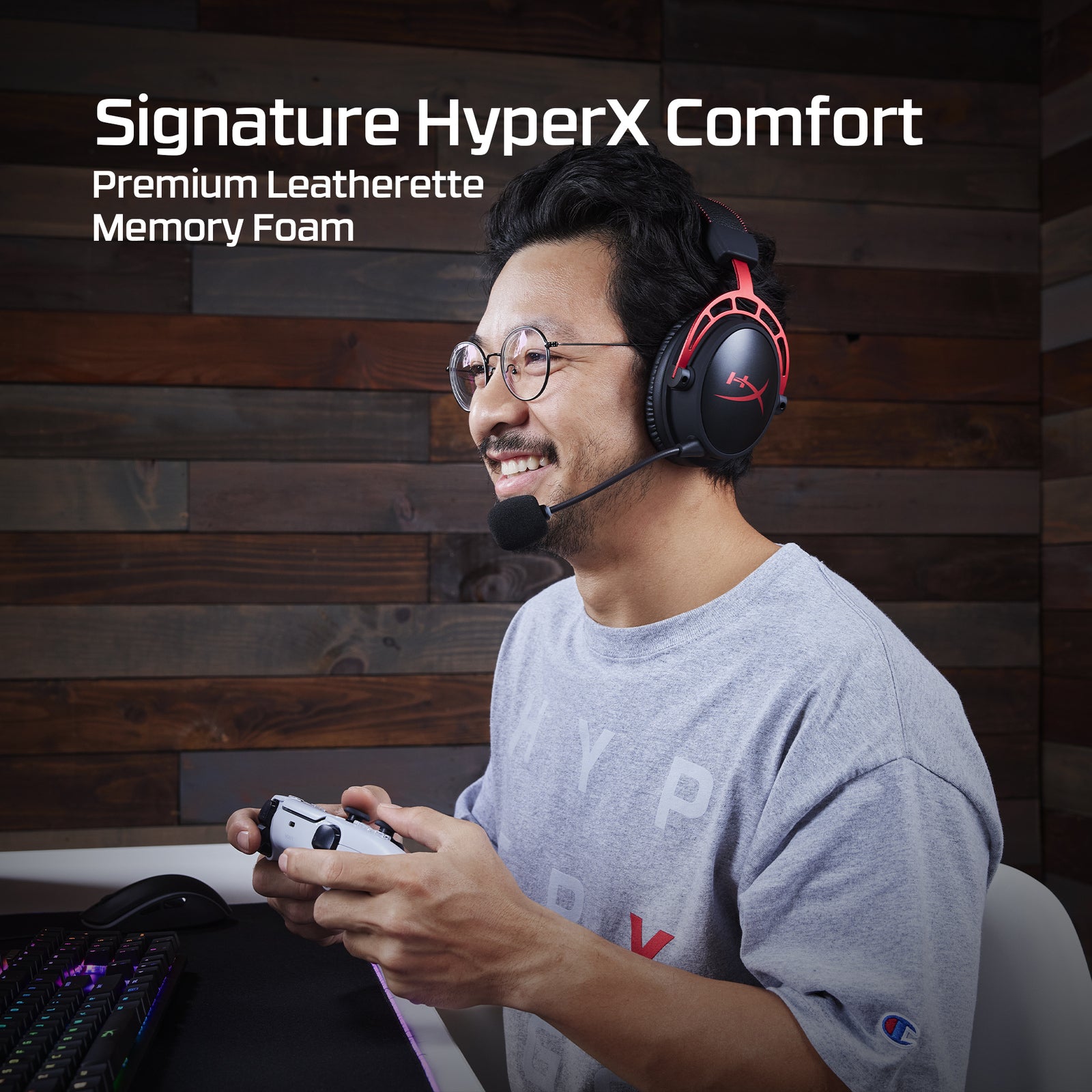 HyperX Cloud Alpha - Wireless Gaming Headset (Black-Red) - 05