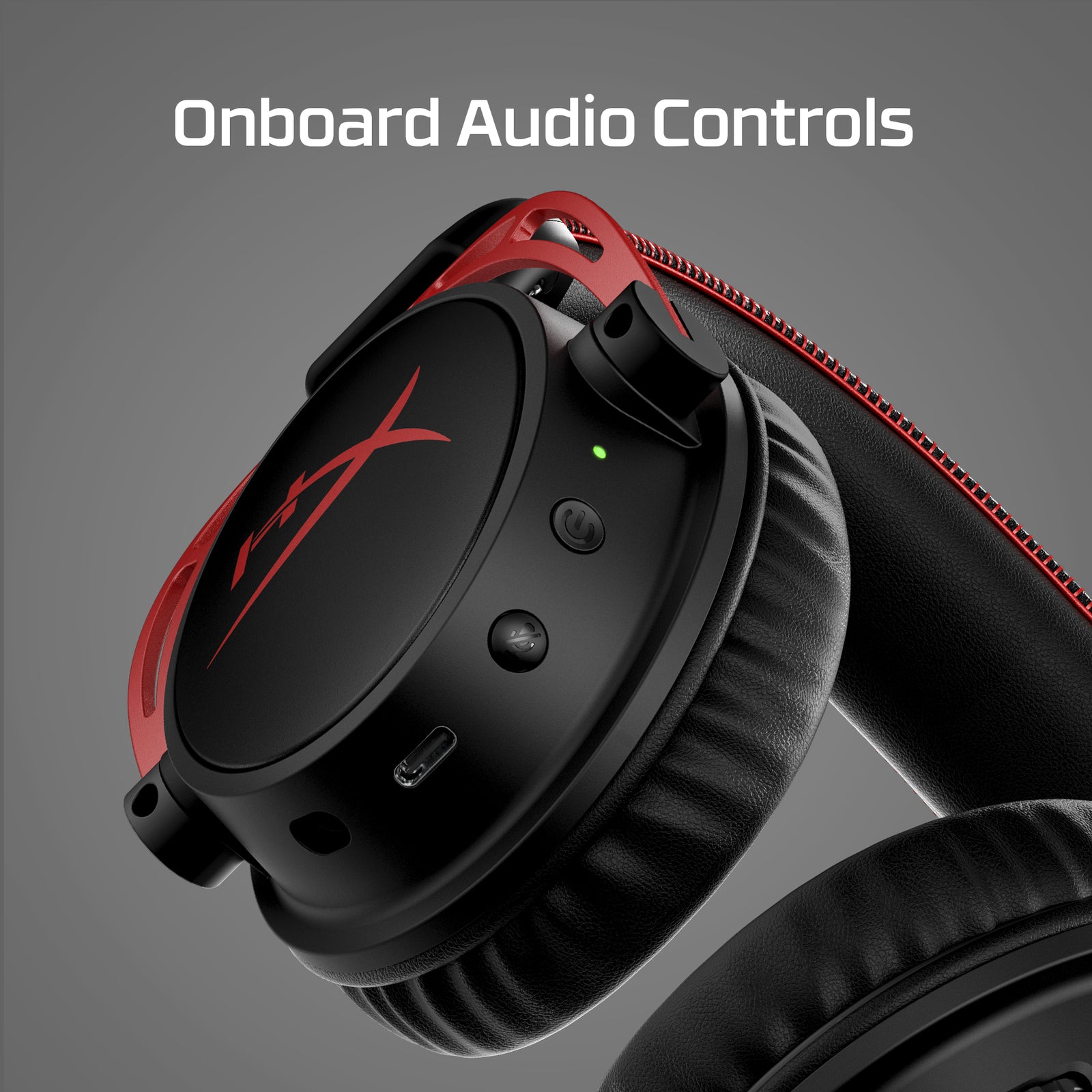 HyperX Cloud Alpha - Wireless Gaming Headset (Black-Red) - 06