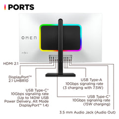 OMEN Transcend 31.5 inch UHD 240Hz OLED Gaming Monitor  - OMEN Transcend 32