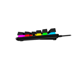 HyperX Alloy Origins Core PBT Gaming Keyboard Side View Showing RGB Keys