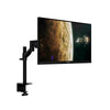 HyperX Armada 25 FHD Gaming Monitor with arm showing the right front hand side view featuring 240Hz refresh rate