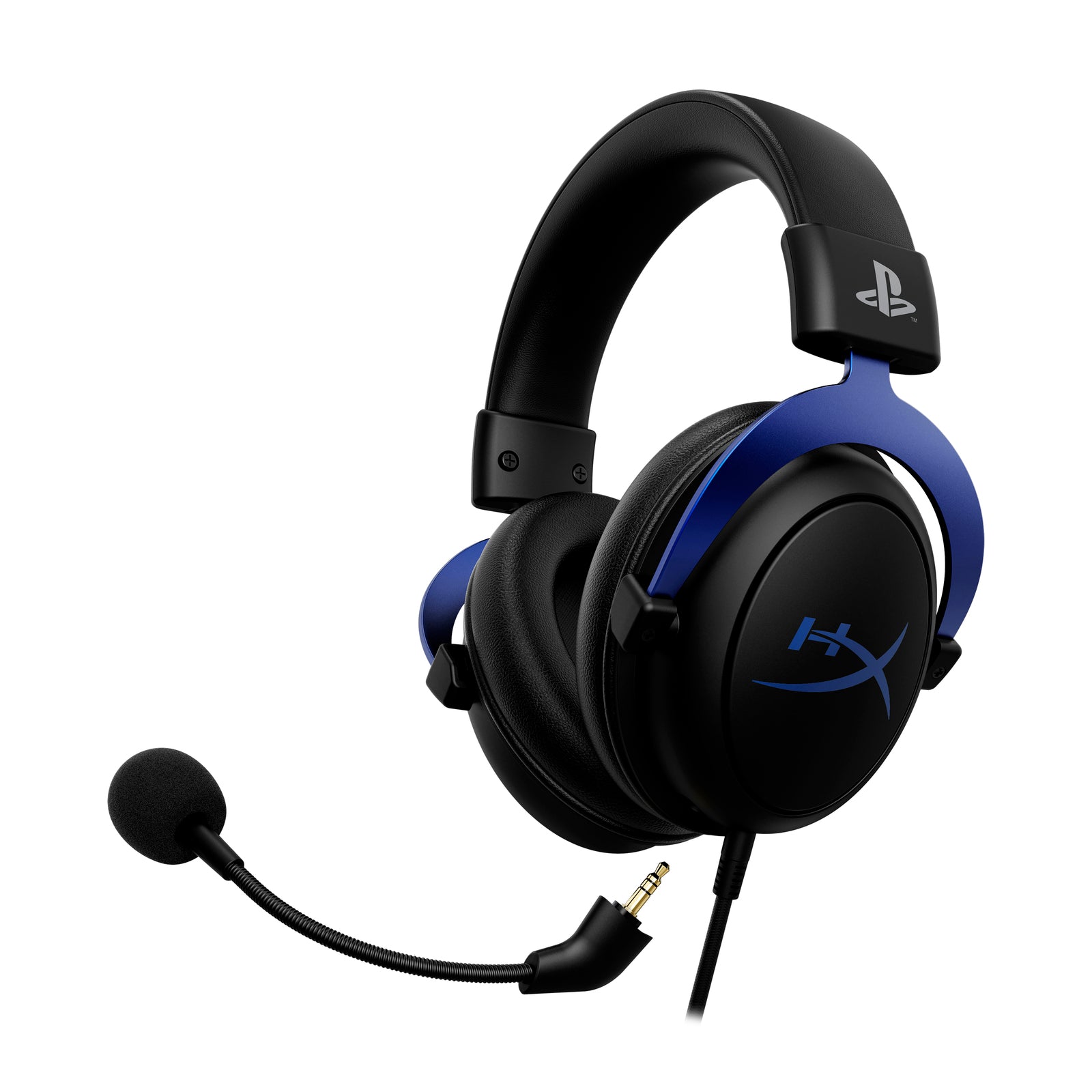Main view of the HyperX Cloud PS4 Gaming Headset, featuring the detachable microphone