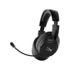 Front main view of the HyperX Cloud Flight S Wireless Gaming Headset with the frame extended