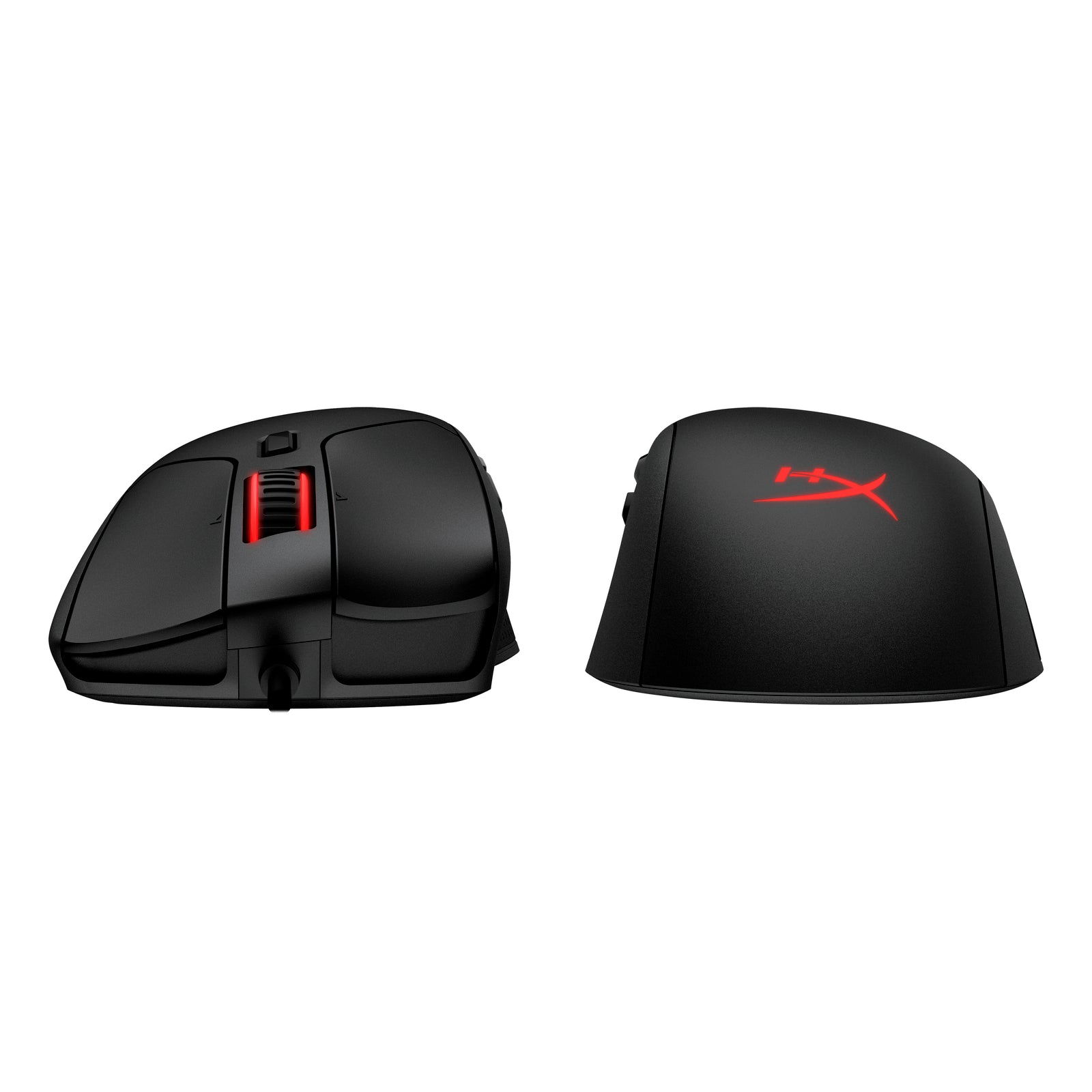 HyperX Pulsefire Raid Gaming Mouse Showing back and front sides