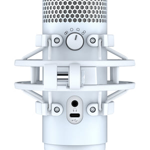 HyperX Quadcast S Microphone White Showing Back Features