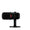 HyperX SoloCast Microphone Black twisted showing the front side view featuring Cardioid polar pattern